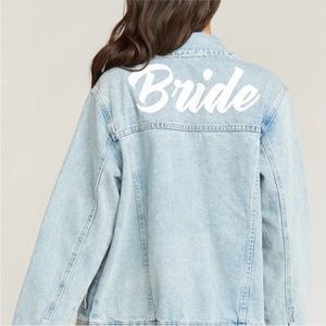 Show me your mumu BRIDE denim jacket